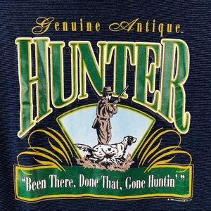 Vintage 90s Single Stitch T Shirt Hunting Dogs Antique Mens XL Casual Basic